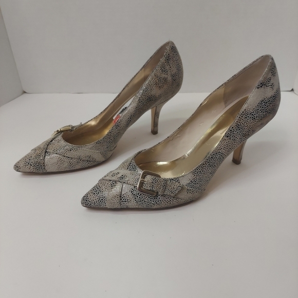 INC International Concepts Women’s Snakeskin Pointed Toe Pumps Size 8.5 Heels - Picture 3 of 13
